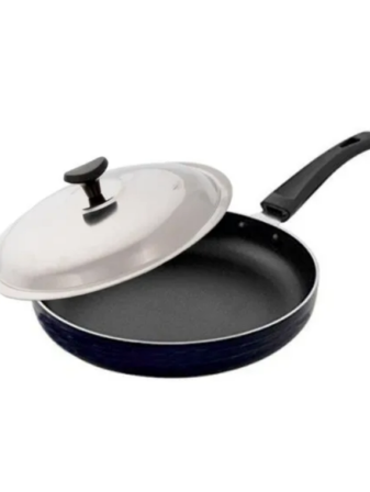 Fry Pan with S.S. Lid Hard Anodized (1)